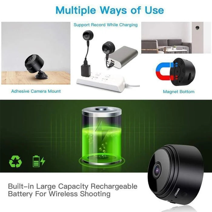 HomeSafety® 1080P Magnetische WiFi-Minikamera 