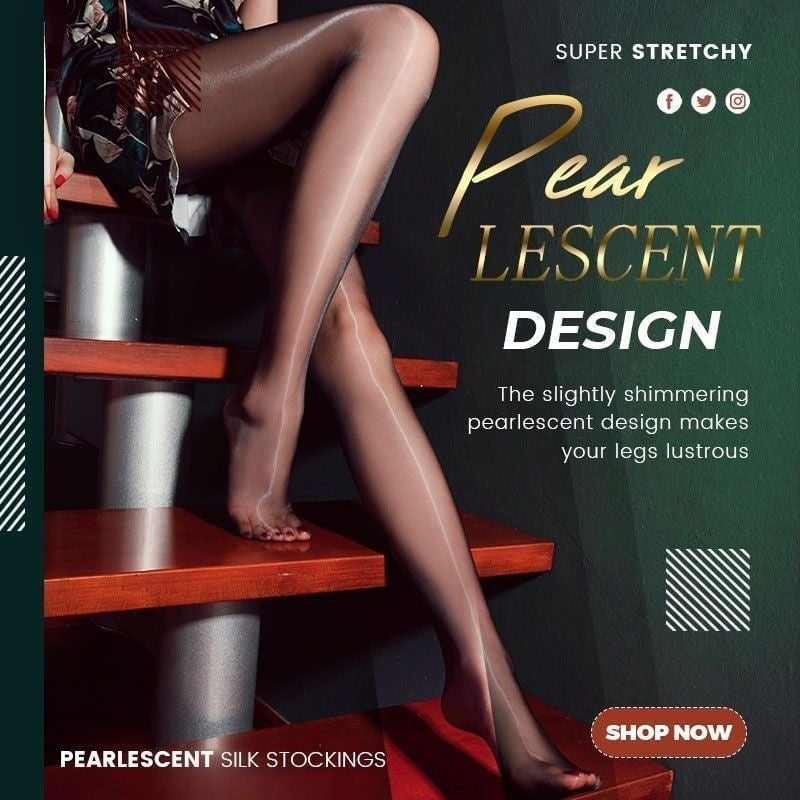 💕 Pearlescent Silk Stockings Sexy Nylon Pantyhose-Buy 3 Get 1 Free
