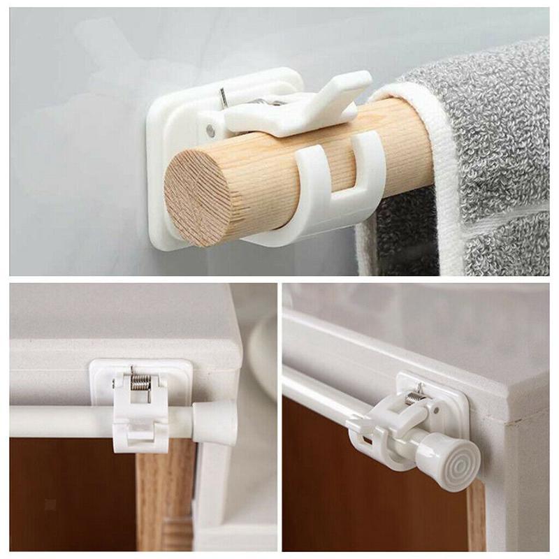 CurtainGrip™ Adjustable Curtain Holders | No drilling ever again!