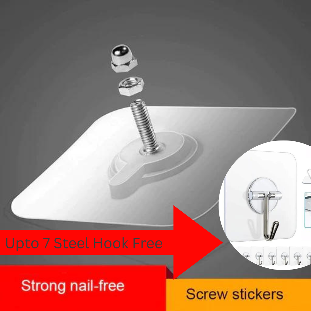 Self Adhesive Nails Wall Mount Screw Stickers