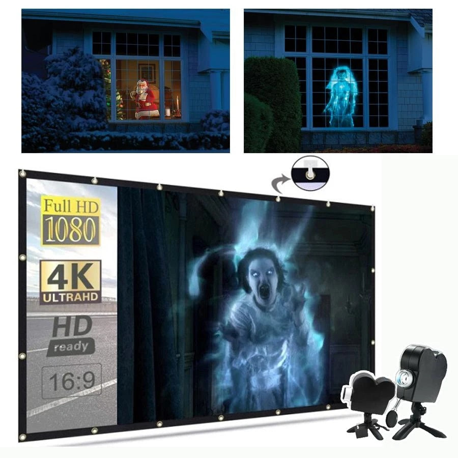 Haunted™ Halloween Laser Projector | Includes 12 Movies!