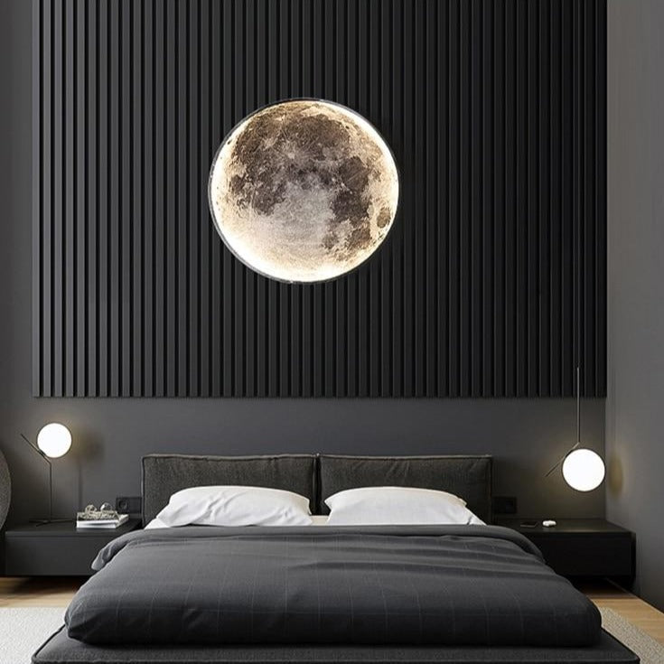 Moonlit wall sconce