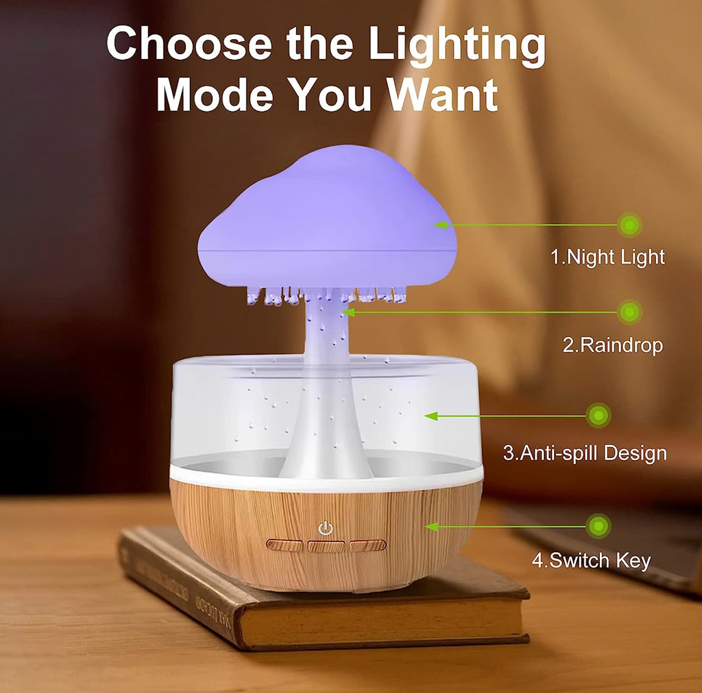 VibeWell™ Light Wood Humidifier