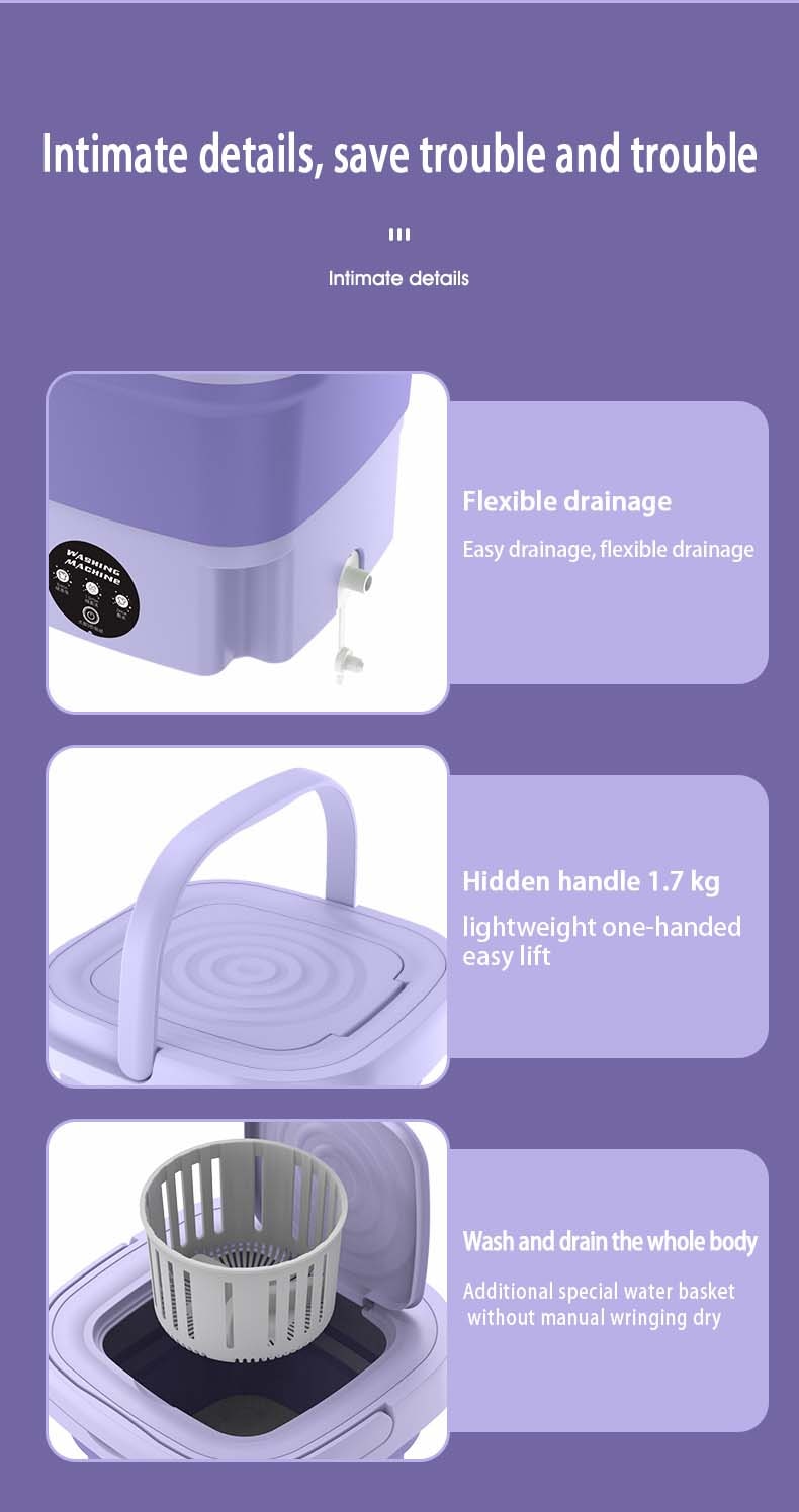 WashMate™ Portable and Foldable Washing Machine