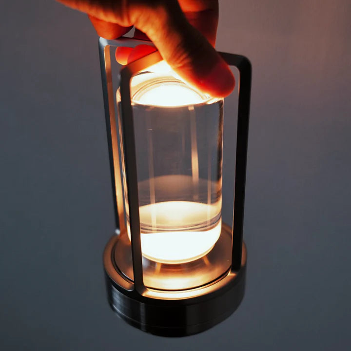 Ambient Lantern™ kabellose Kristall-Tischlampe