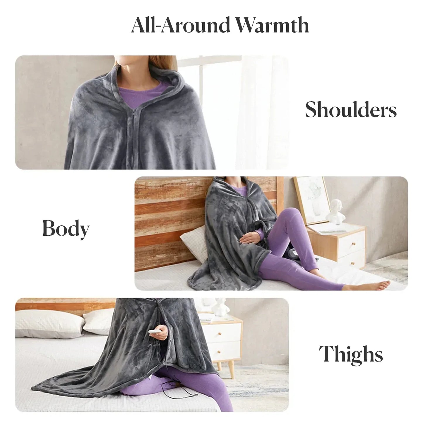 Ieverna® Heated Shawl Blanket